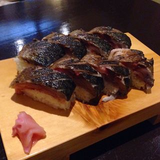 炙り鯖の棒寿司(酒菜処 sushihide)