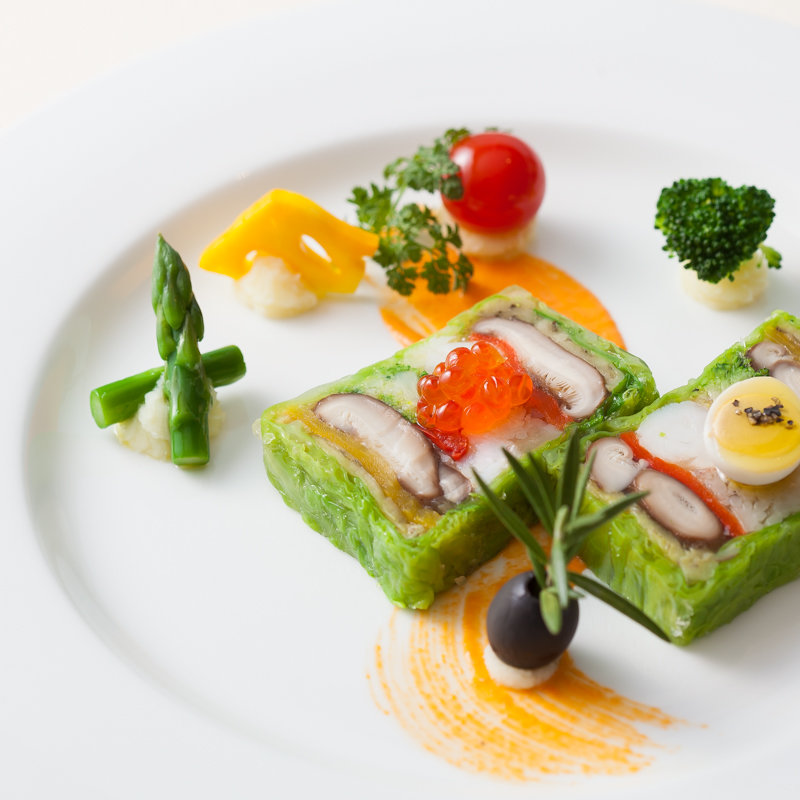 野菜のテリーヌ(福岡サンパレスホテル&ホール 展望レストラン ラピュタ)