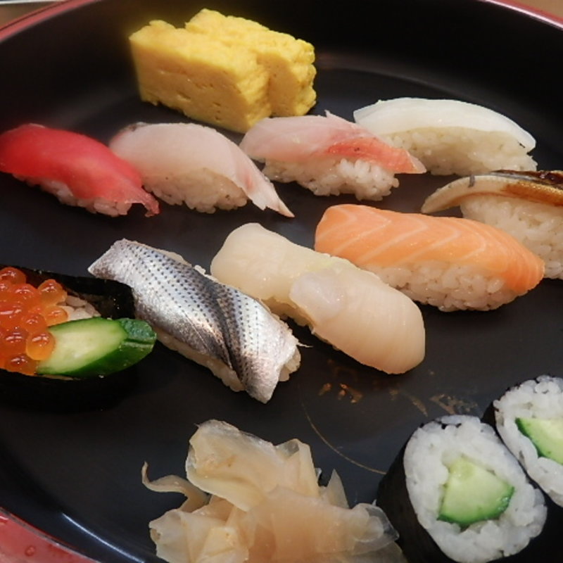 鮨定食(築地江戸銀本店)