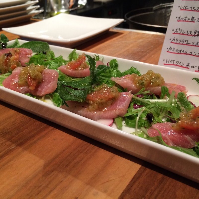 中トロカルパッチョ(ＢＡＲピッコロドゥエ)