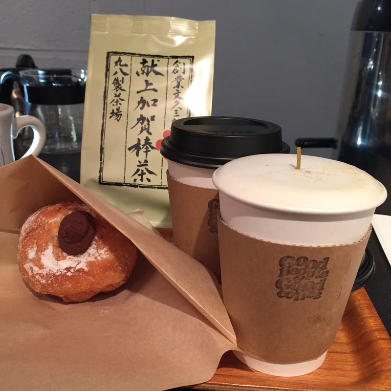 ボウチャチーノとグッドチョイスドーナツ(Good People & Good Coffee)