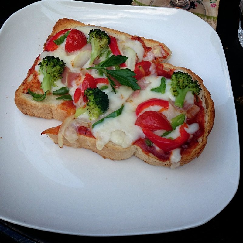 ピザトーストセット(宵待草)