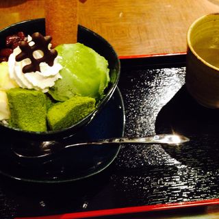 井筒パフェ　抹茶(イヅツカフェ （IZUTSU CAFE）)