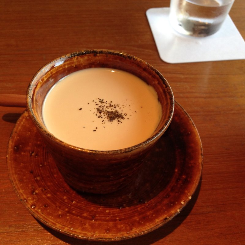 ほうじ茶のミルクプリン(祇園NITI （ニチ）)