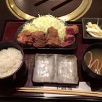 牛ロースかつ膳(焼肉ダイニング太樹苑 西新宿店 Part-1)