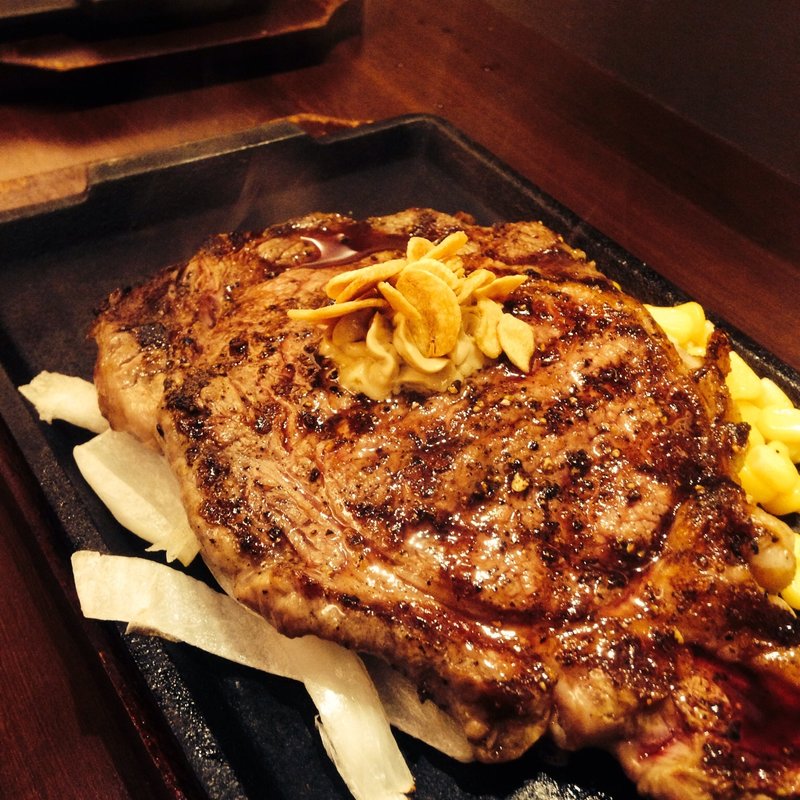 リブロースステーキ(いきなりステーキ 小川町店)