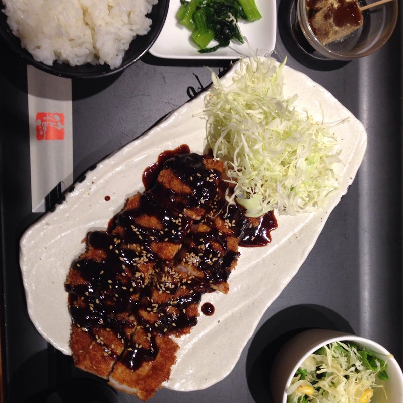 味噌カツ定食(鶏匠庵)