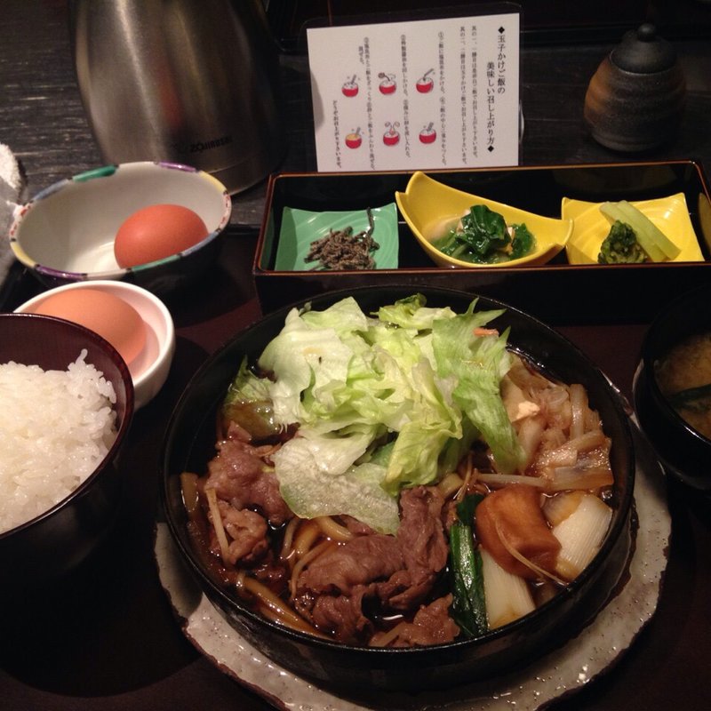 雅しゅとうとう特選ランチ すき焼き鍋(雅しゅとうとう)
