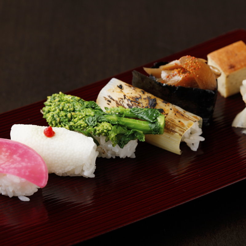 漬け物握り(八彩懐石 長峰)