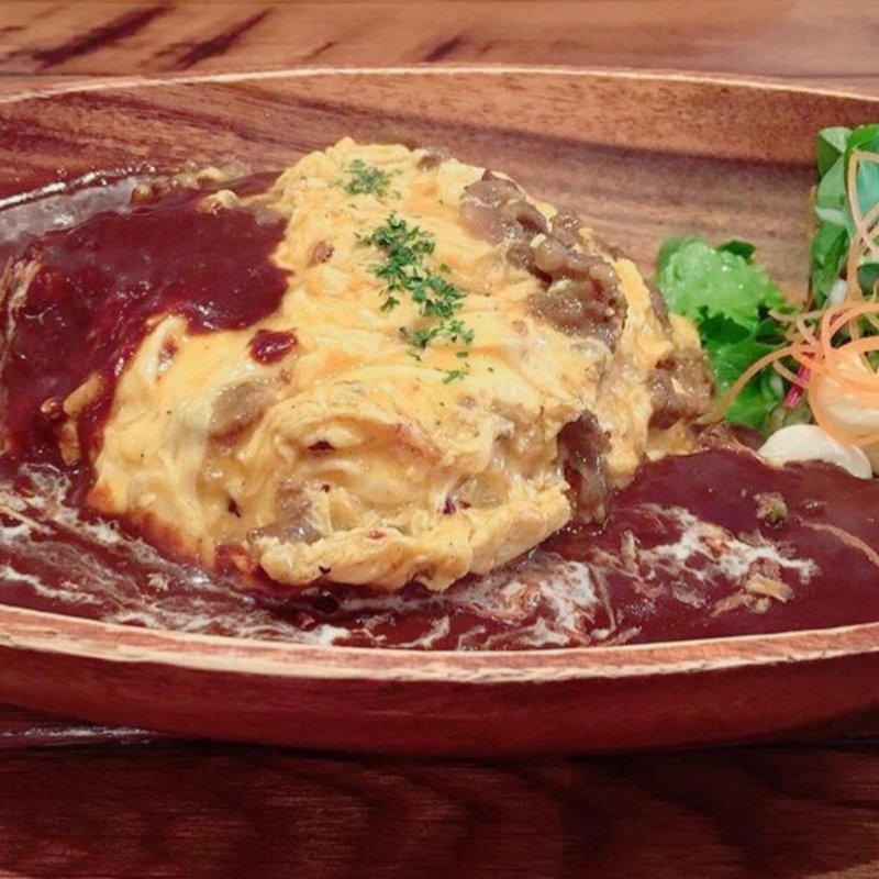 オムレツカレー(HawaiianRestaurant ALOHABABY(ハワイアンレストラン・アロハベイビー）)