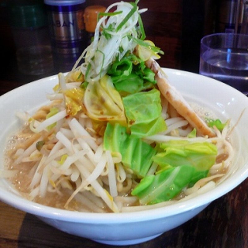 太麺野菜　野菜w(ラーメン 岩佐 駅前店)
