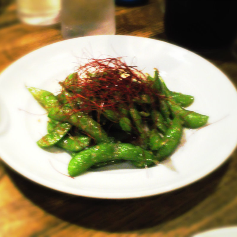 枝豆のペペロンチーノ(キャプテンバッカス)