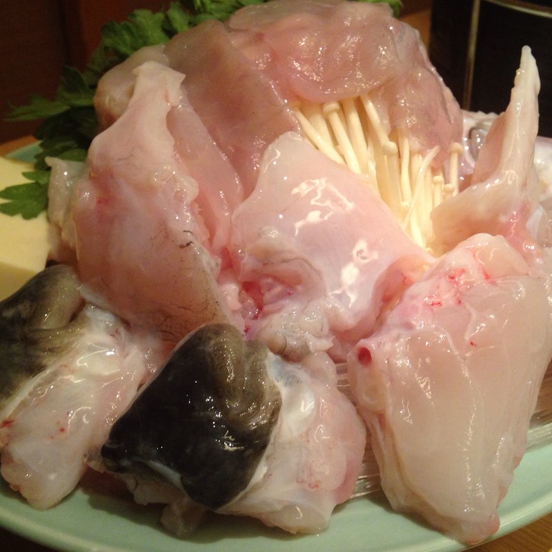 泳ぎてっちり(とらふぐ鍋)(とらふぐ亭 門前仲町店)