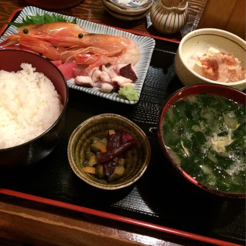 刺身定食(三橋屋)