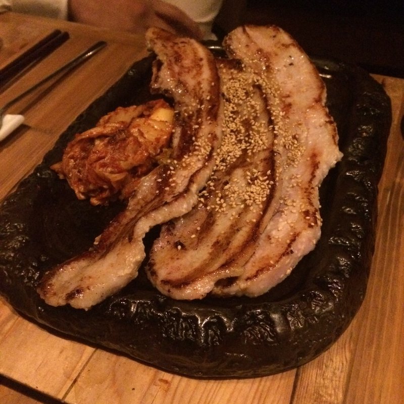 佐助豚のサムギョプサル(若狭)