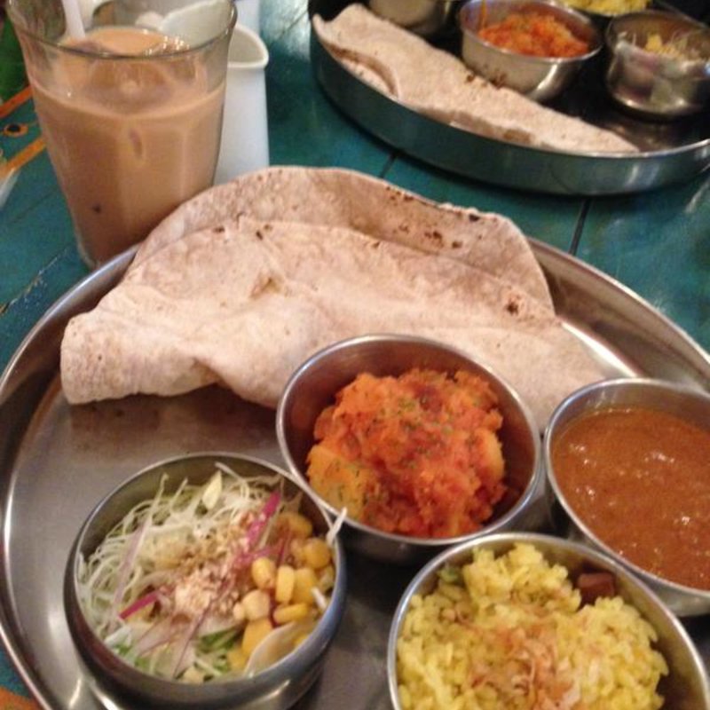 チャパティ定食(カンテグランデ NU chayamachiプラス （CANTE GRANDE）)