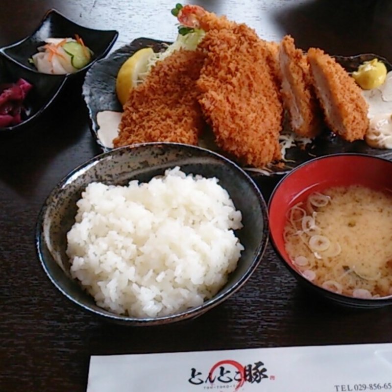 海老ヒレランチ(とんとこ豚)