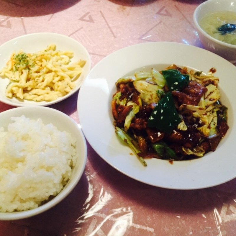 ホイコーロー定食(香来)