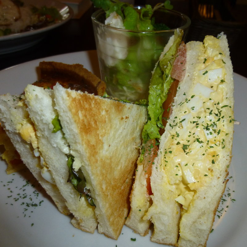 卵サンドセット(カフェカフア)