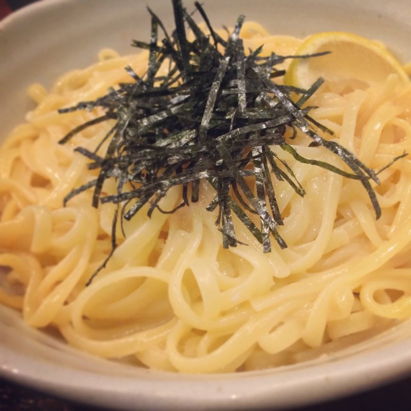 明太子とイカ(スパ吉)