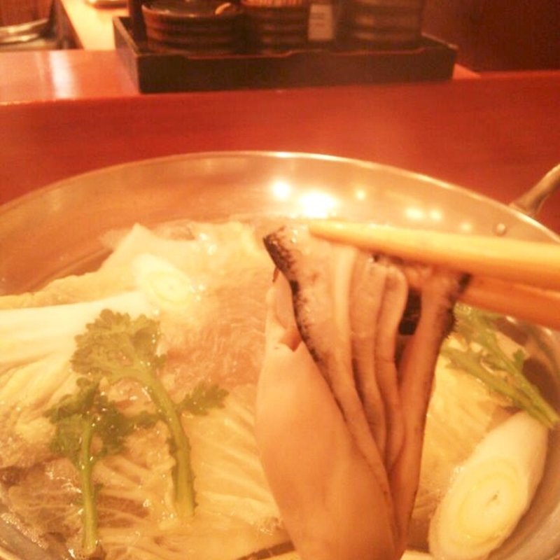 牡蠣のしゃぶ(銀座 かきしゃぶ屋)