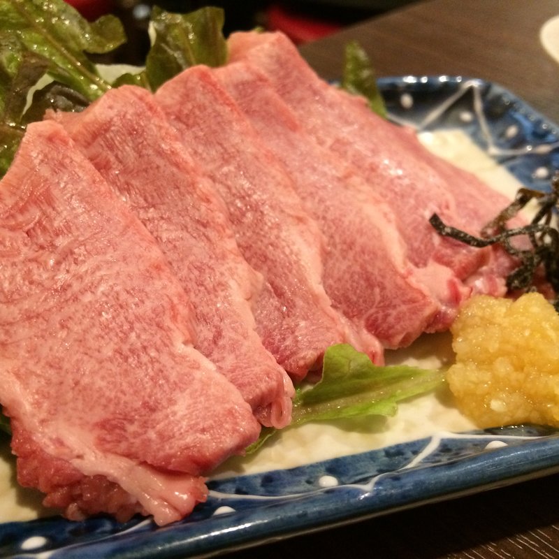 黒タン刺し(黒タン屋・だん)