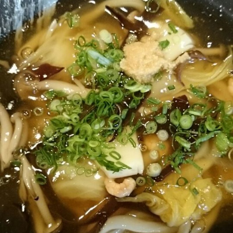 あんかけのおうどん(本家手打ち　もとや)