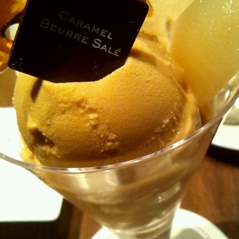 マルコリーニ　キャラメルパフェ(ピエールマルコリーニ銀座店)