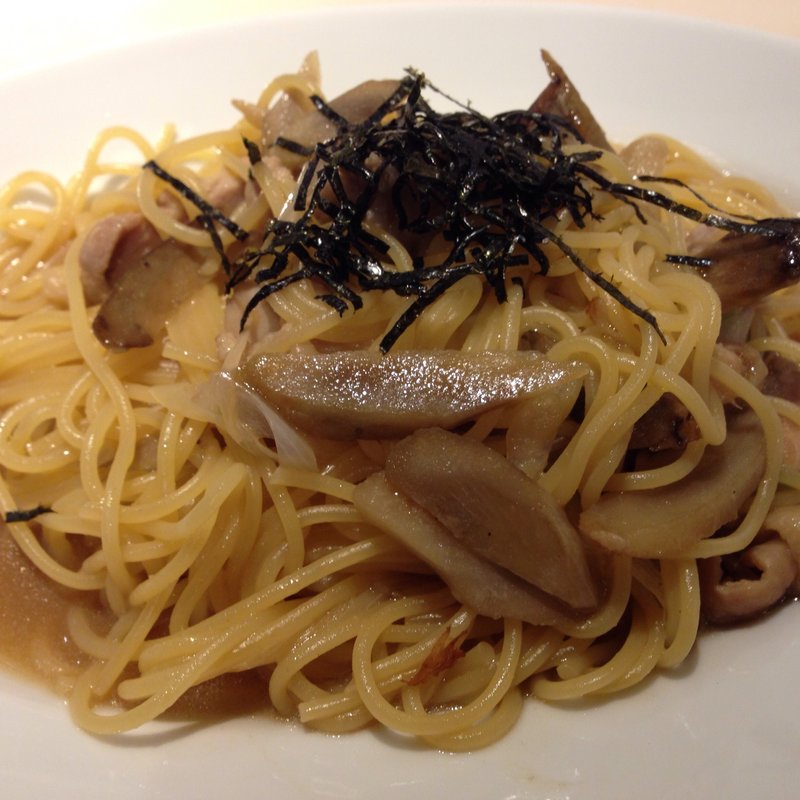 新牛蒡と鶏肉の和風パスタ(週替わりパスタランチセット)(アルボワ)