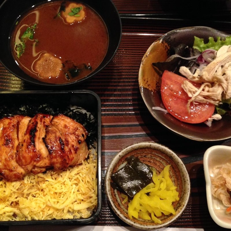 焼鳥上丼セット (鳥光 三宮さんプラザ店)