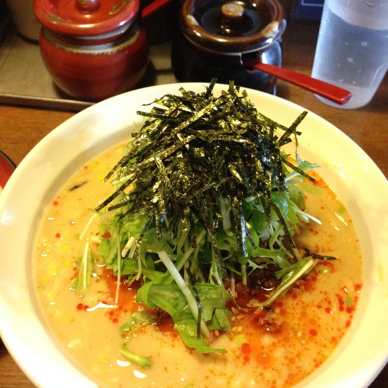 白ゴマ坦々麺(麺や天鳳 中野坂上総本店)