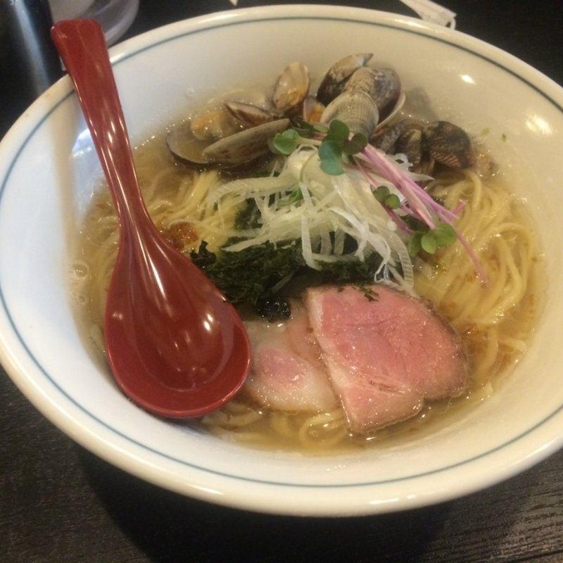 活×貝出汁　塩ラーメン(雨ニモマケズ)