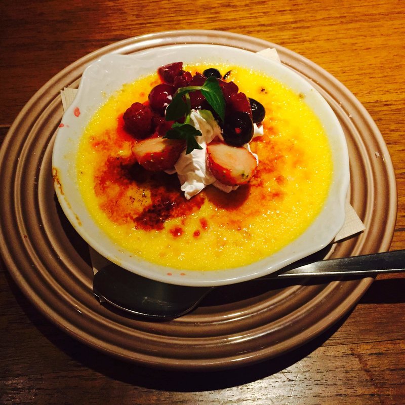 パンナコッタ　季節のフルーツ添え(La Rosetta 船橋店)