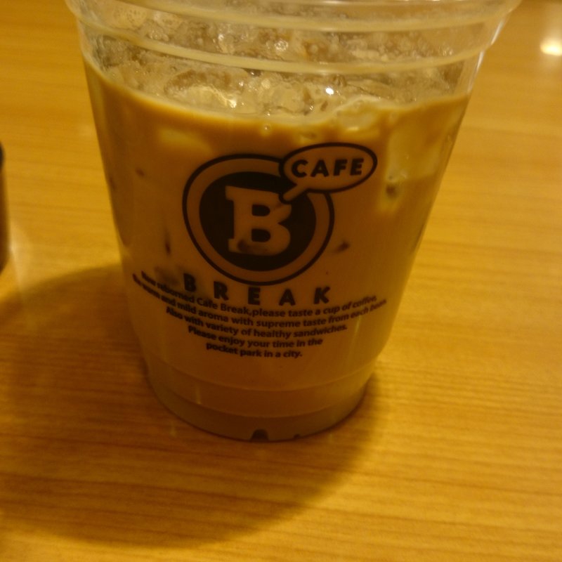 アイスカフェラテM(カフェブレーク なんばウォーク店)