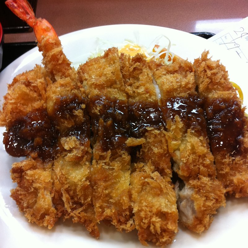 チキンカツ・カニコロッケ・海老フライ(ランチハウス ミトヤ )