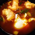 とり天カレーうどん温玉トッピング(味味香 （みみこう）)