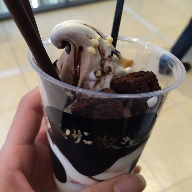 生チョコパフェ(マザー牧場CAFE ららぽーと横浜店)