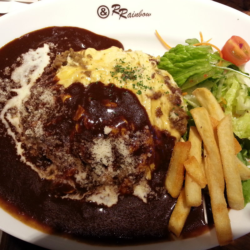 オムレツカレー(アンドダブルレインボー)