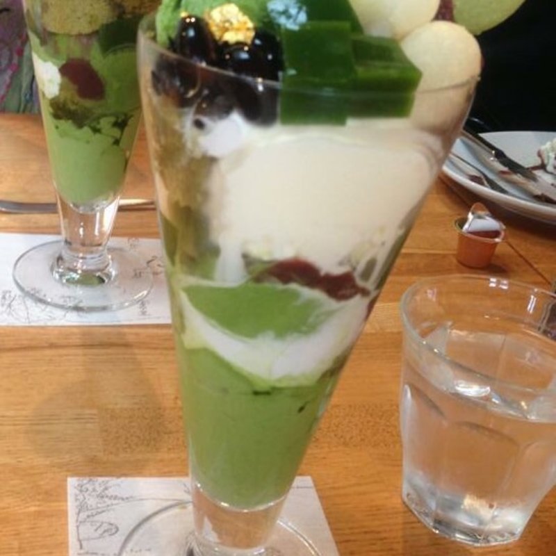 抹茶パフェ(祇園小石)