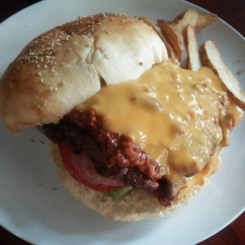 チリビーンズチーズバーガー(TSUNAMI)
