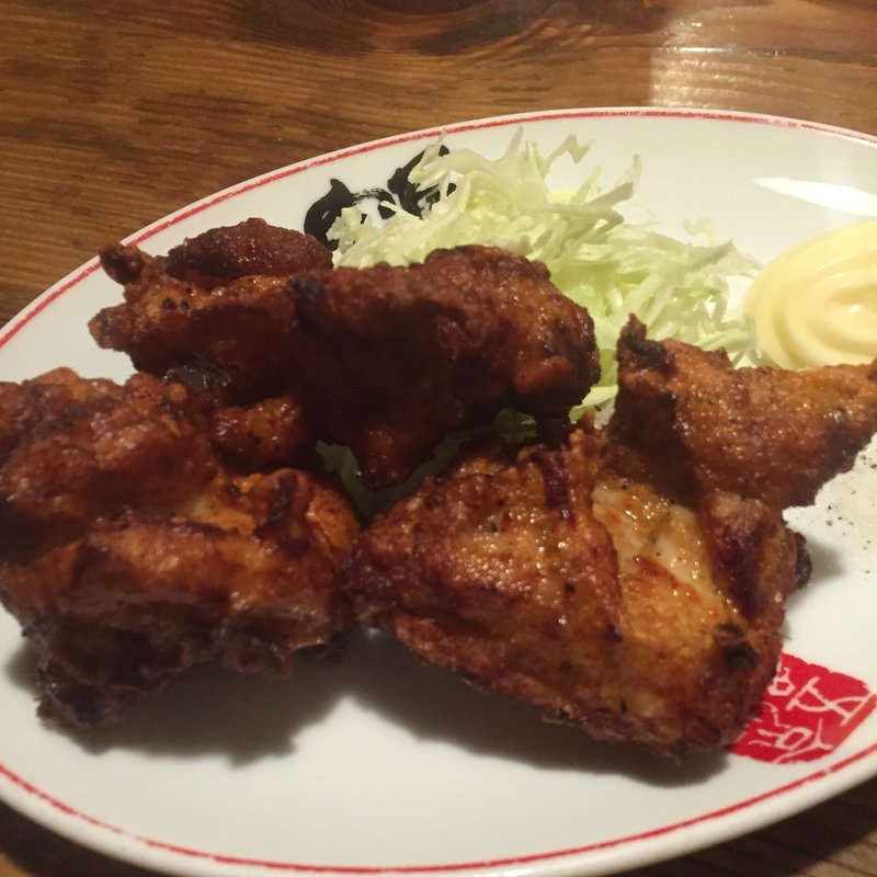 からあげ 三ヶ(熟成細麺 宝屋 西小路五条店 )
