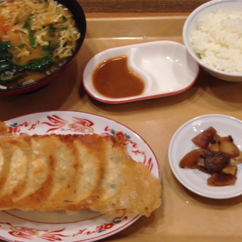 青源特製焼餃子定食(青源 パセオ店 )