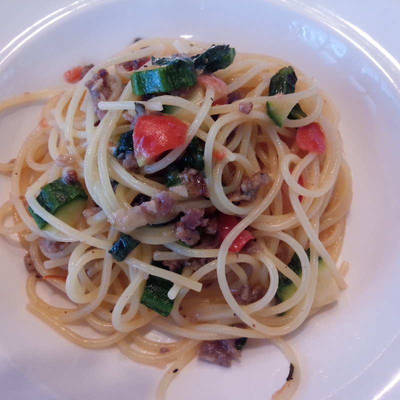 Aランチ　コースメニューのなかのパスタ(Artigiano)