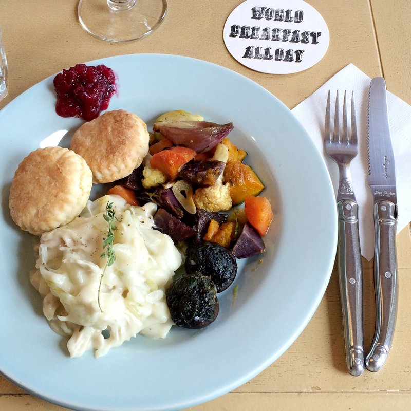 サンクスギビングの朝ごはん(WORLD BREAKFAST ALLDAY 外苑前)