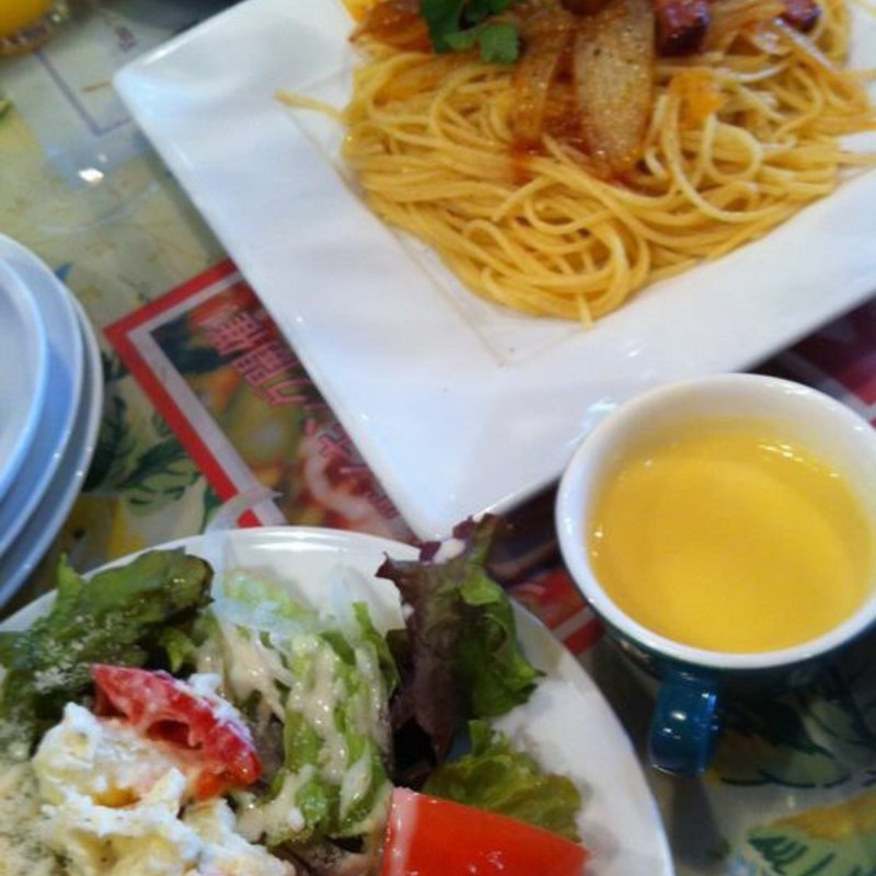 照り焼きベーコンのアーリオオーリオ(キャナリーロー)