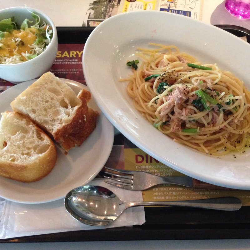 ツナとホウレンソウのパスタ(アマーク ド パラディ ICC （アイシーシー）)