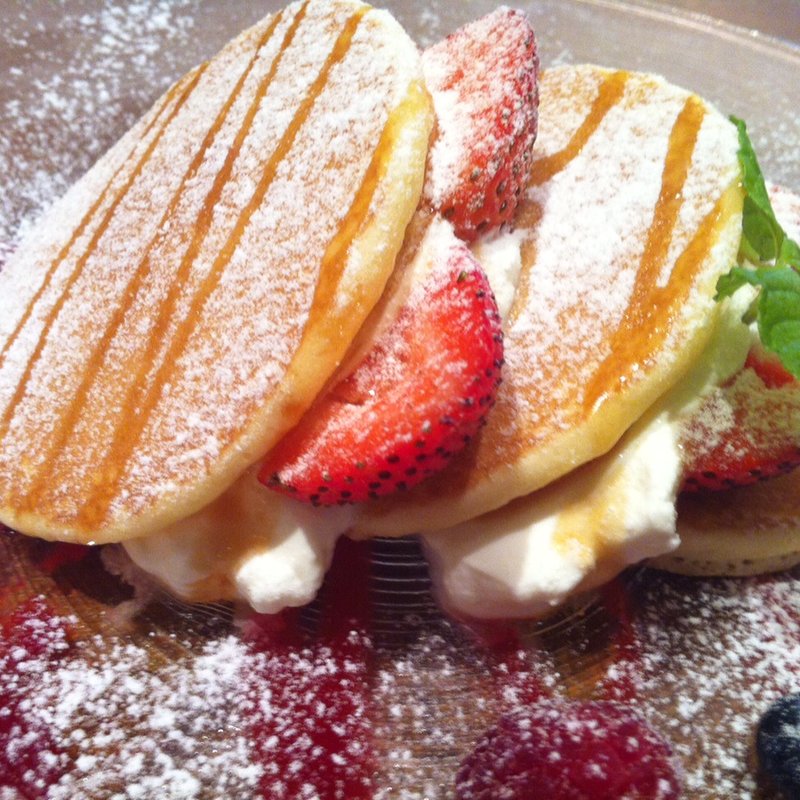 パンケーキ　ベリー＆ベリー(ハーバーカフェ　オールデイダイニング　)