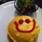 オムライスセット(book and café gleam)
