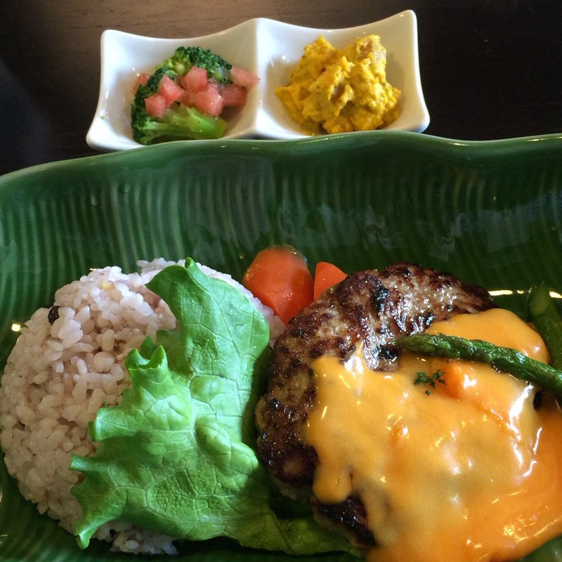 ハンバーグプレート　150g　（濃厚チェダーチーズソース）(コッカ （Cocca）)