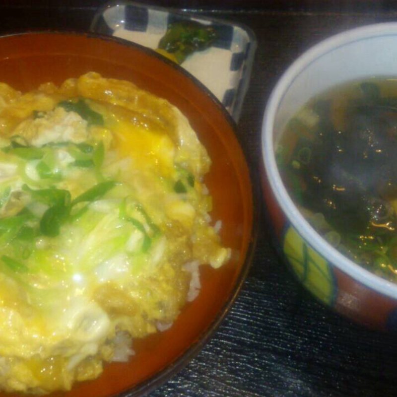 きつね丼セット(清水庵信州蕎麦麺)